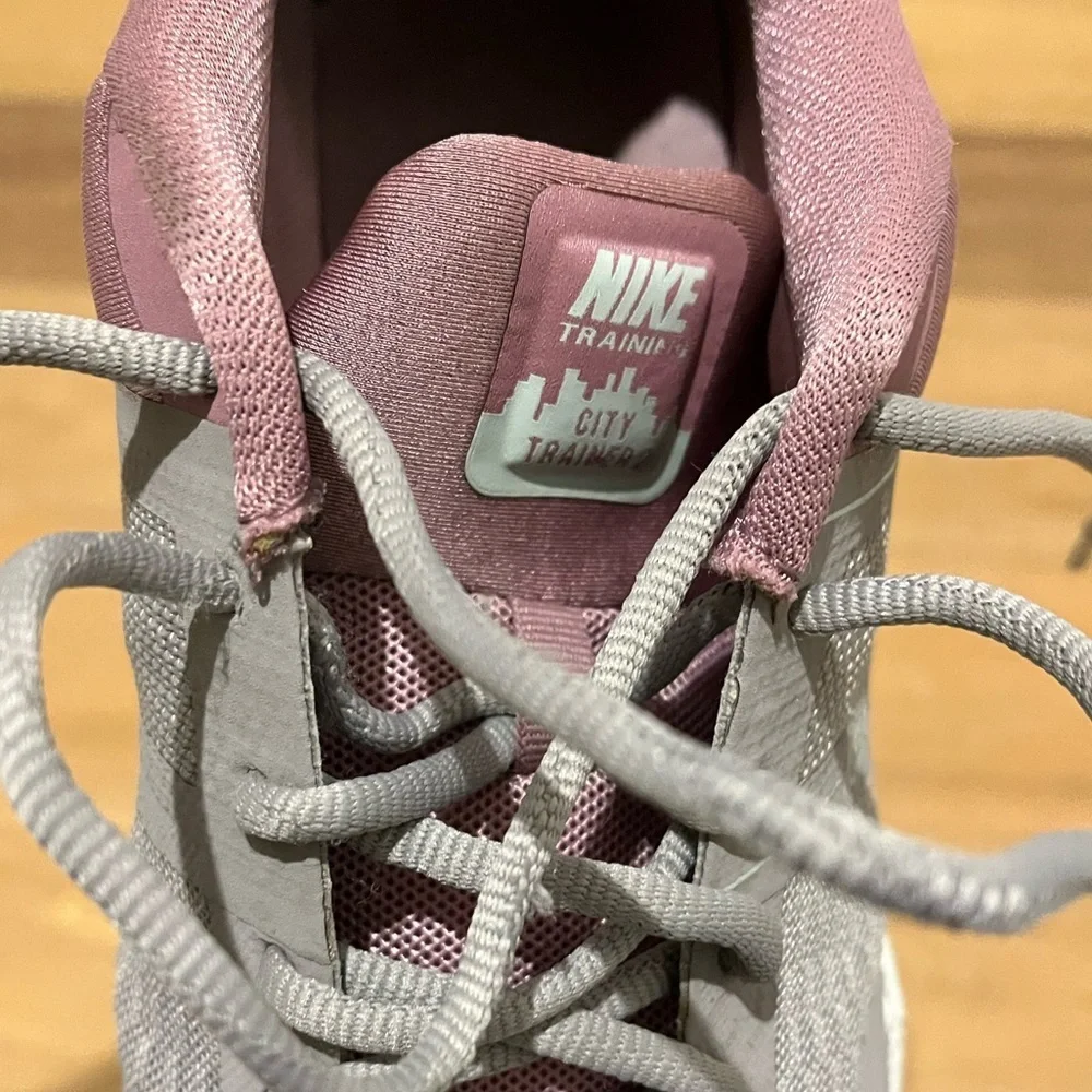 Nike Pink and Gray City Trainer 2 Running Shoes used